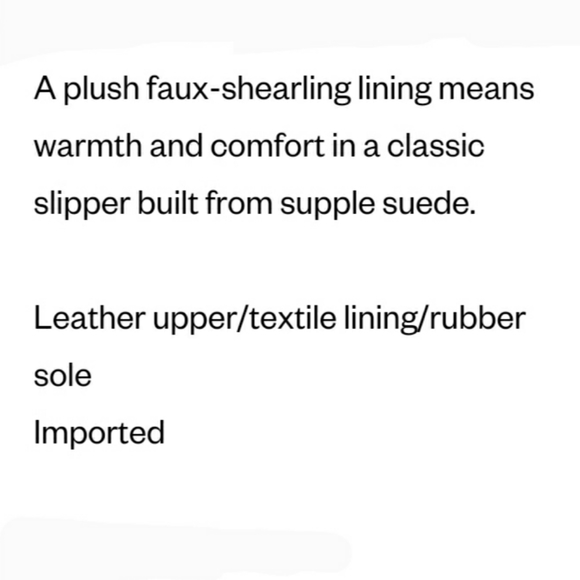 🆕️Leather Suede Sherpa Moccasin Nordstrom ugg-style Slipper Brown Men's 11 - Picture 7 of 7